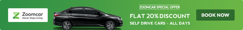 20% OFF Zoomcar offer on self drive cars
