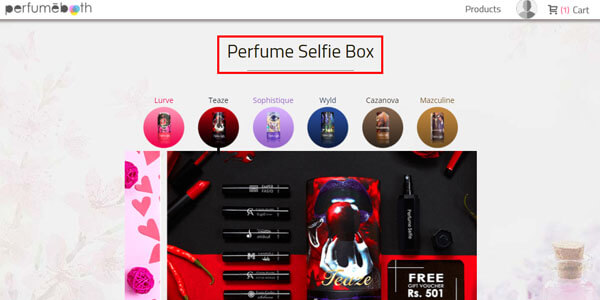 Perfume Selfie Box